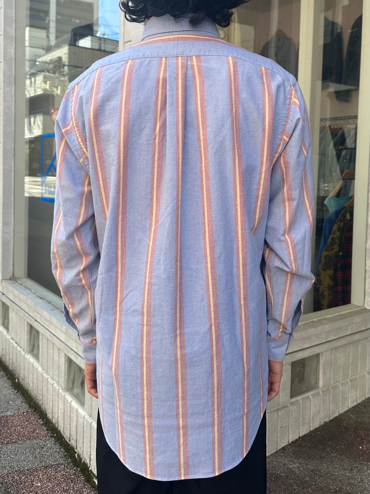 00's RALPH LAUREN BD マルチストライプシャツ