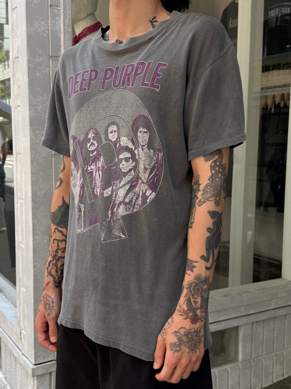 80's DEEP PURPLE「Perfect Stranger 1985」バンドTシャツ
