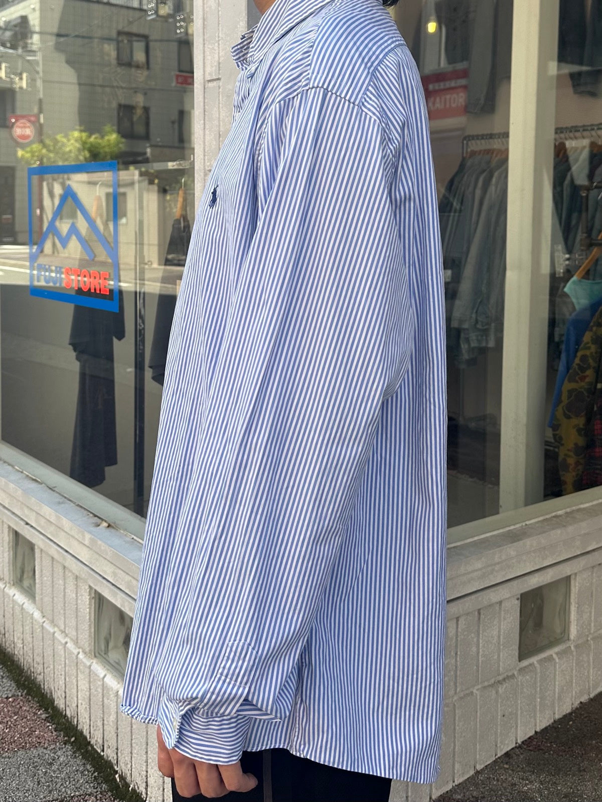 90's RALPH LAUREN ストライプシャツ