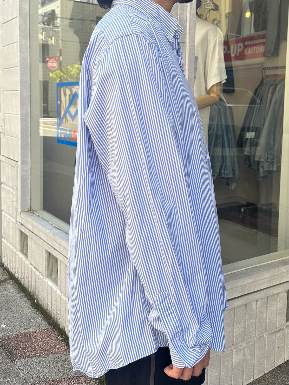 90's RALPH LAUREN ストライプシャツ