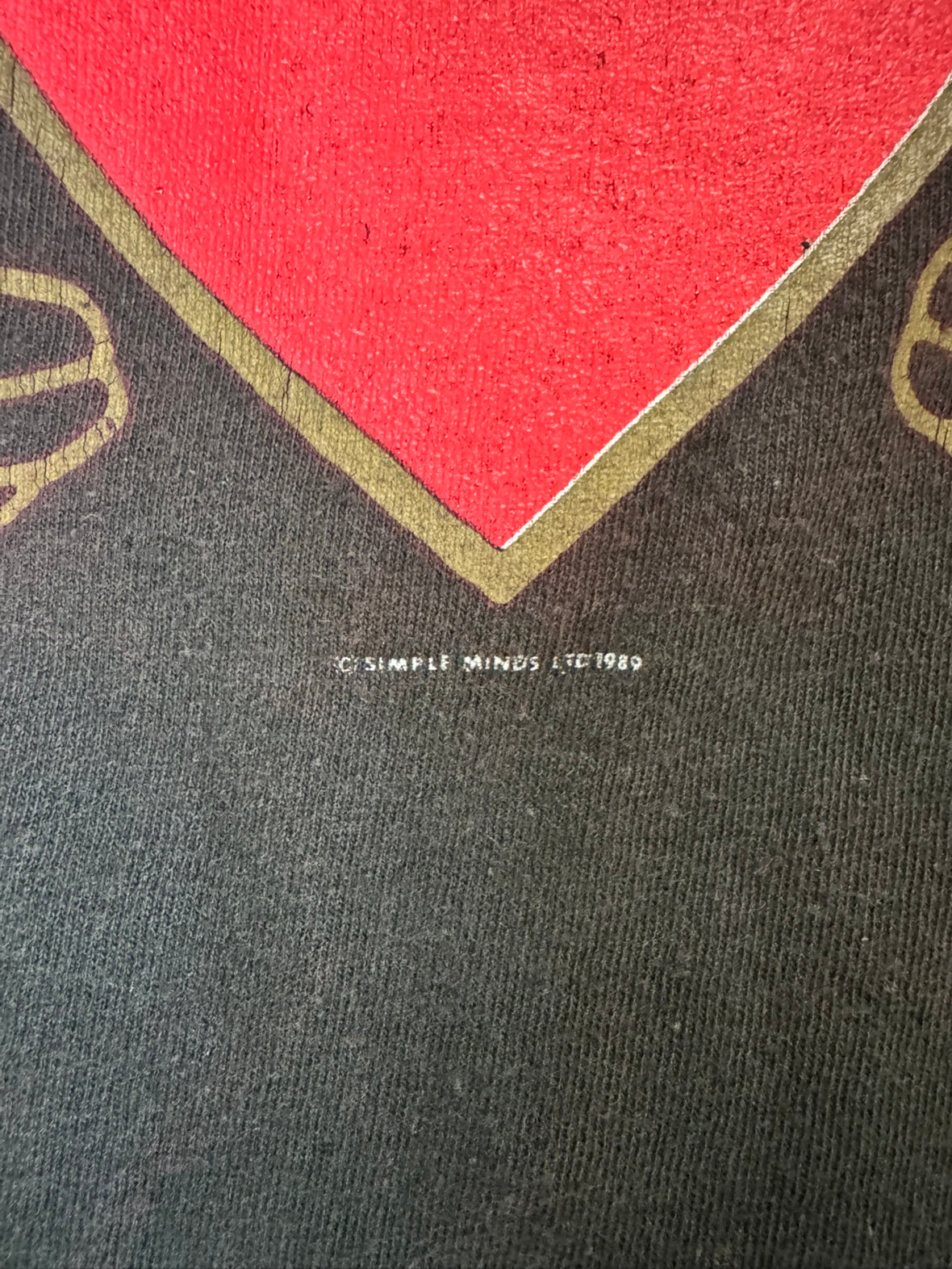 80's SIMPLE MINDS「EUROPEAN TOUR 」バンドTシャツ