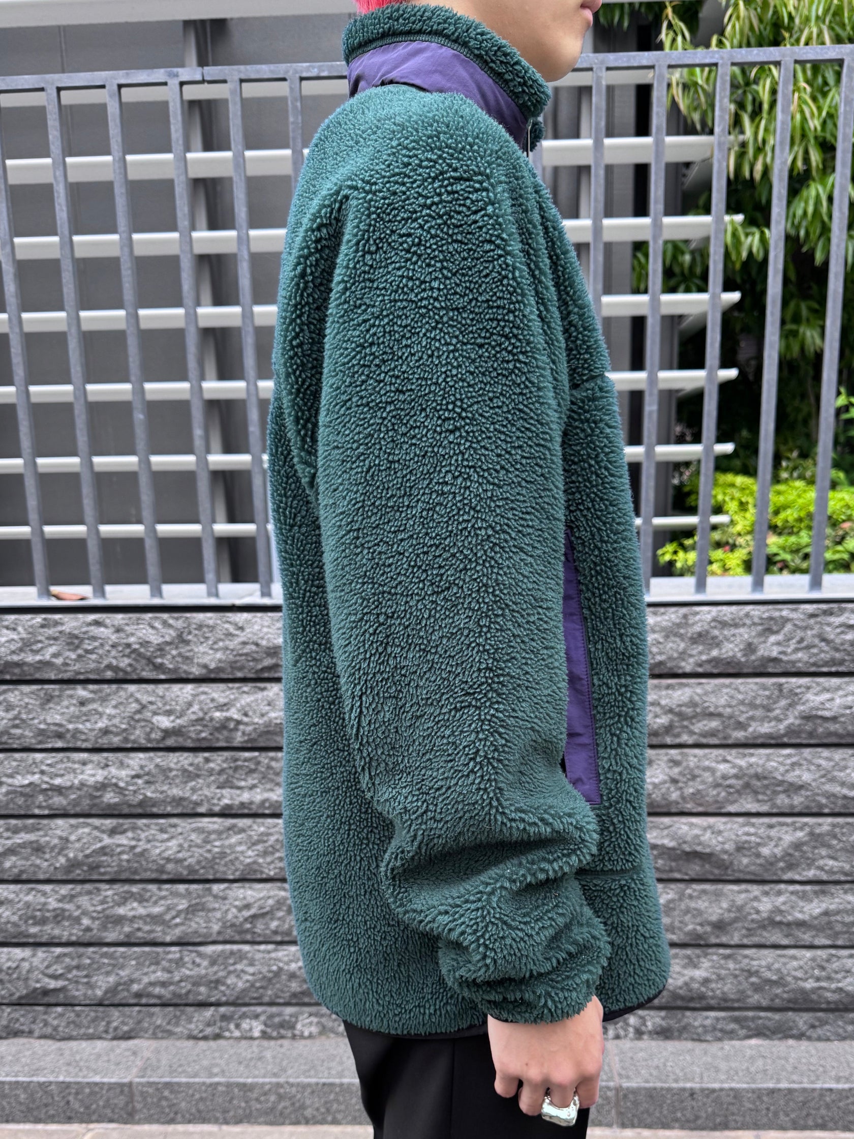 90’s PATAGONIA  P.E.F「クラシックレトロXカーディガン」フリースジャケット