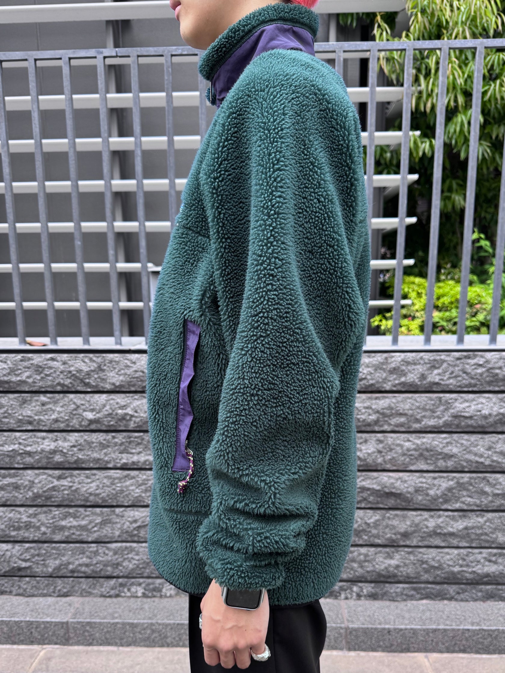 90’s PATAGONIA  P.E.F「クラシックレトロXカーディガン」フリースジャケット