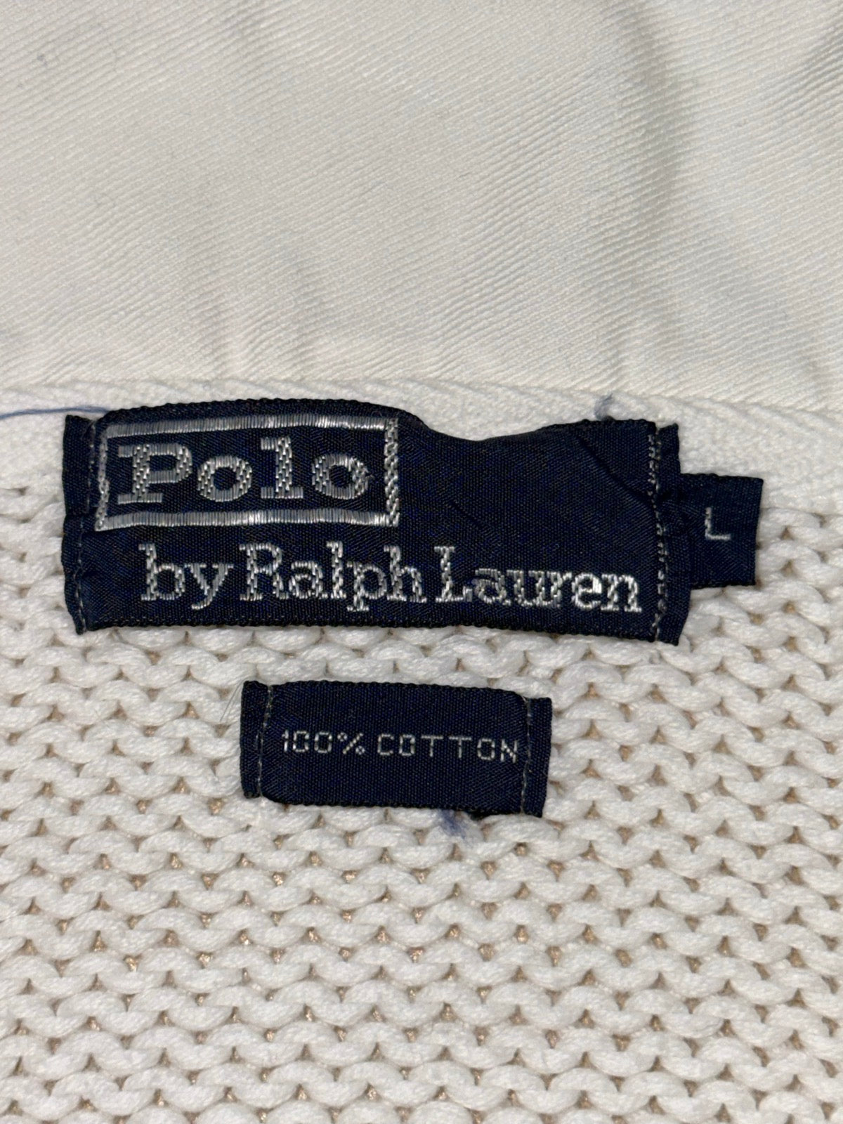 90's~00's「Polo by Ralph Lauren」ボーダーコットンニット