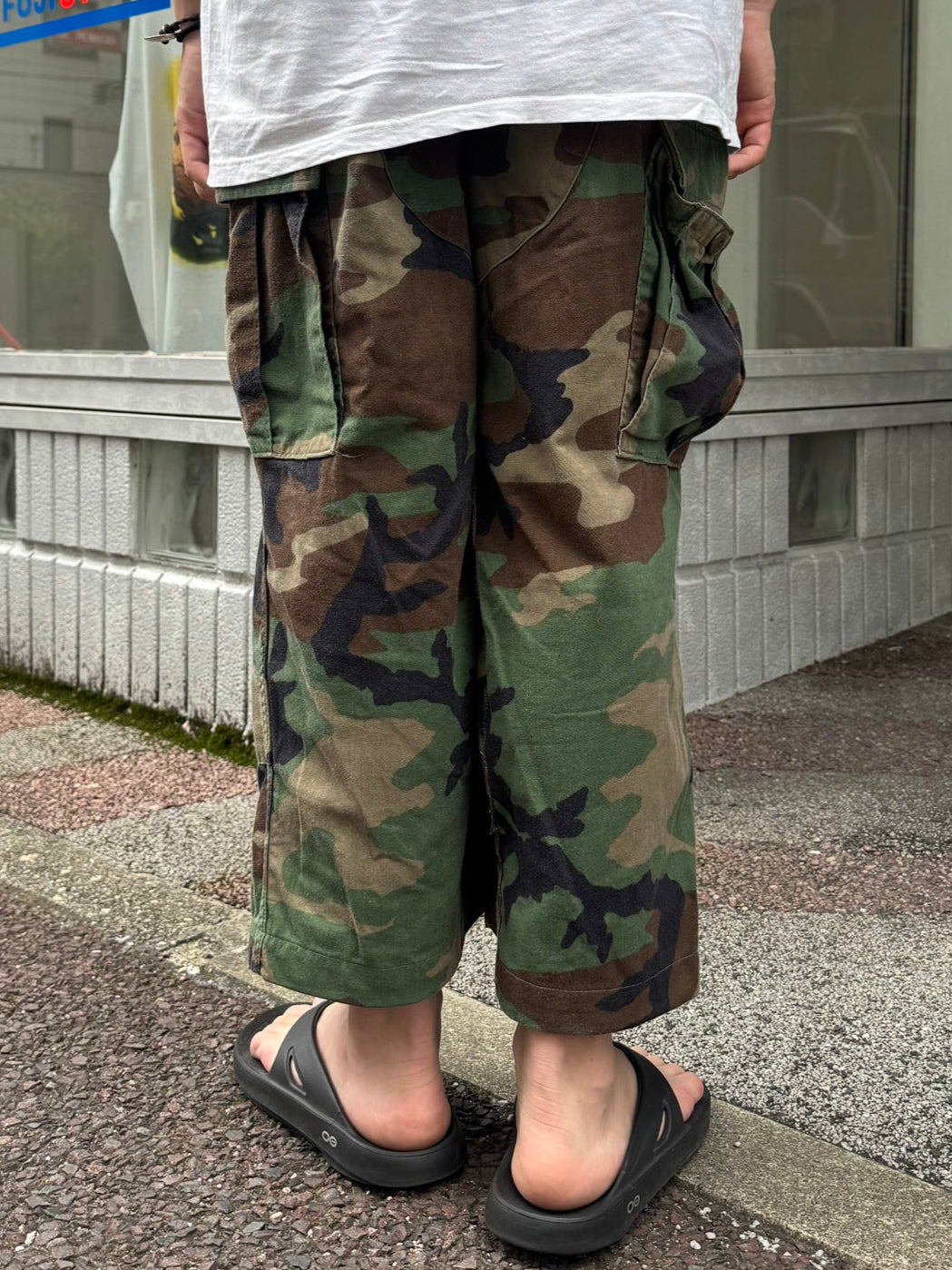 REMAKE WIDE ARMY PANTS