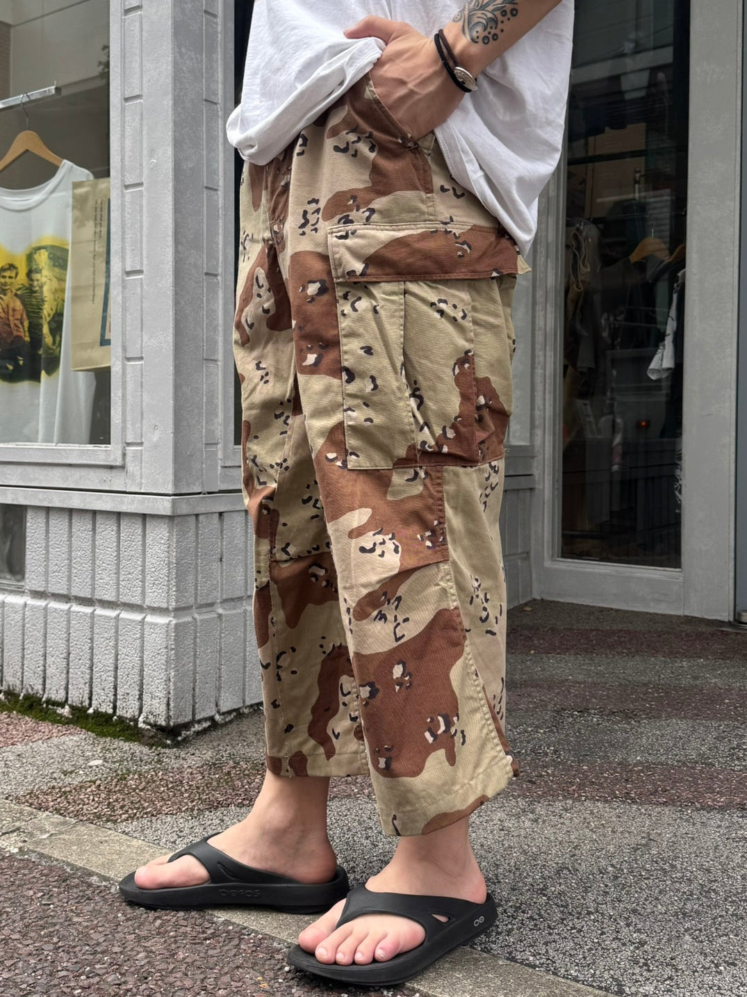 REMAKE WIDE ARMY PANTS