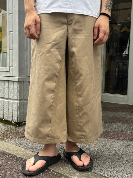 REMAKE WIDE WORK PANTS