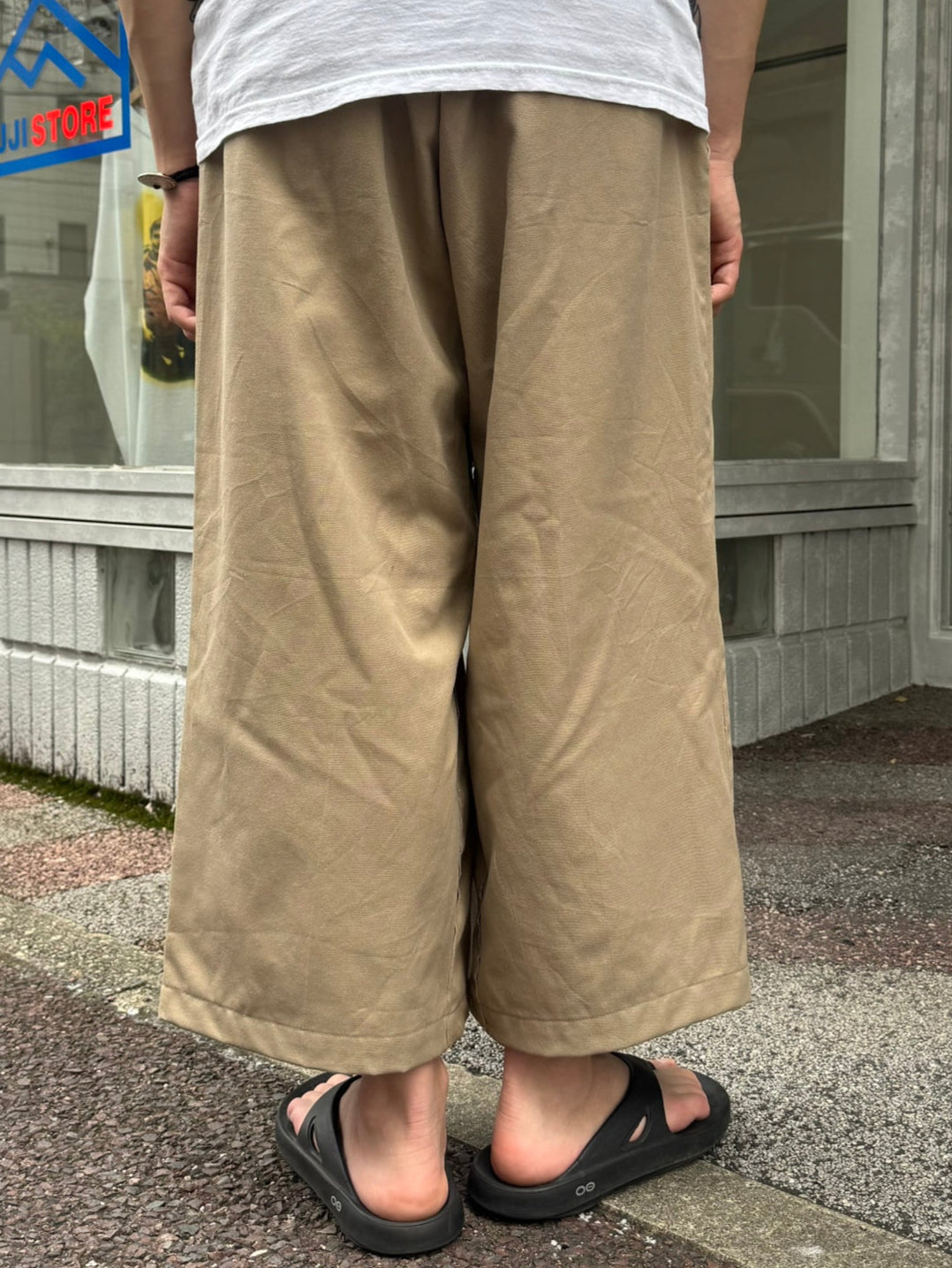REMAKE WIDE WORK PANTS