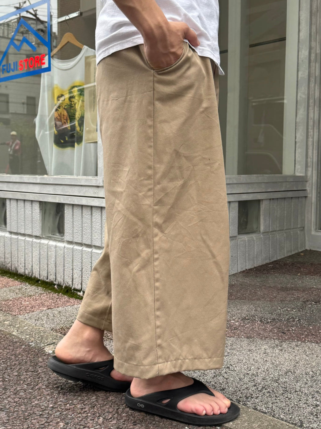 REMAKE WIDE WORK PANTS