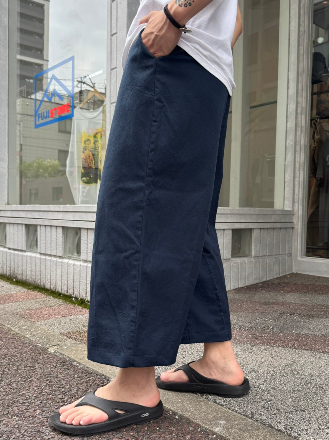 REMAKE WIDE WORK PANTS