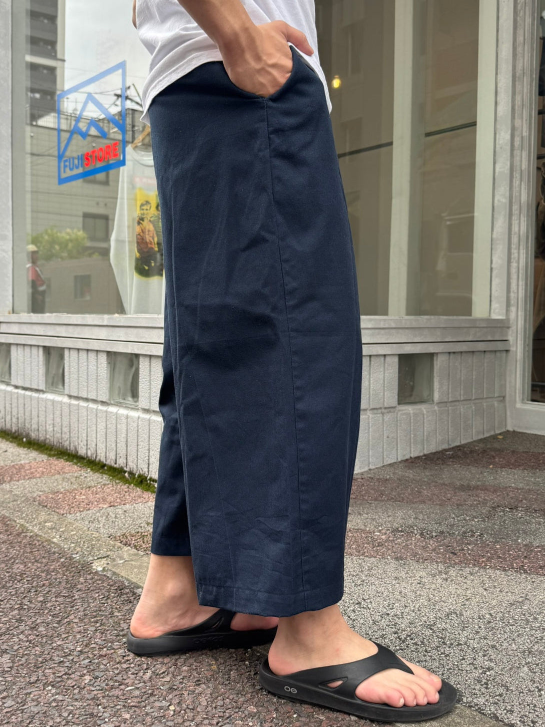 REMAKE WIDE WORK PANTS
