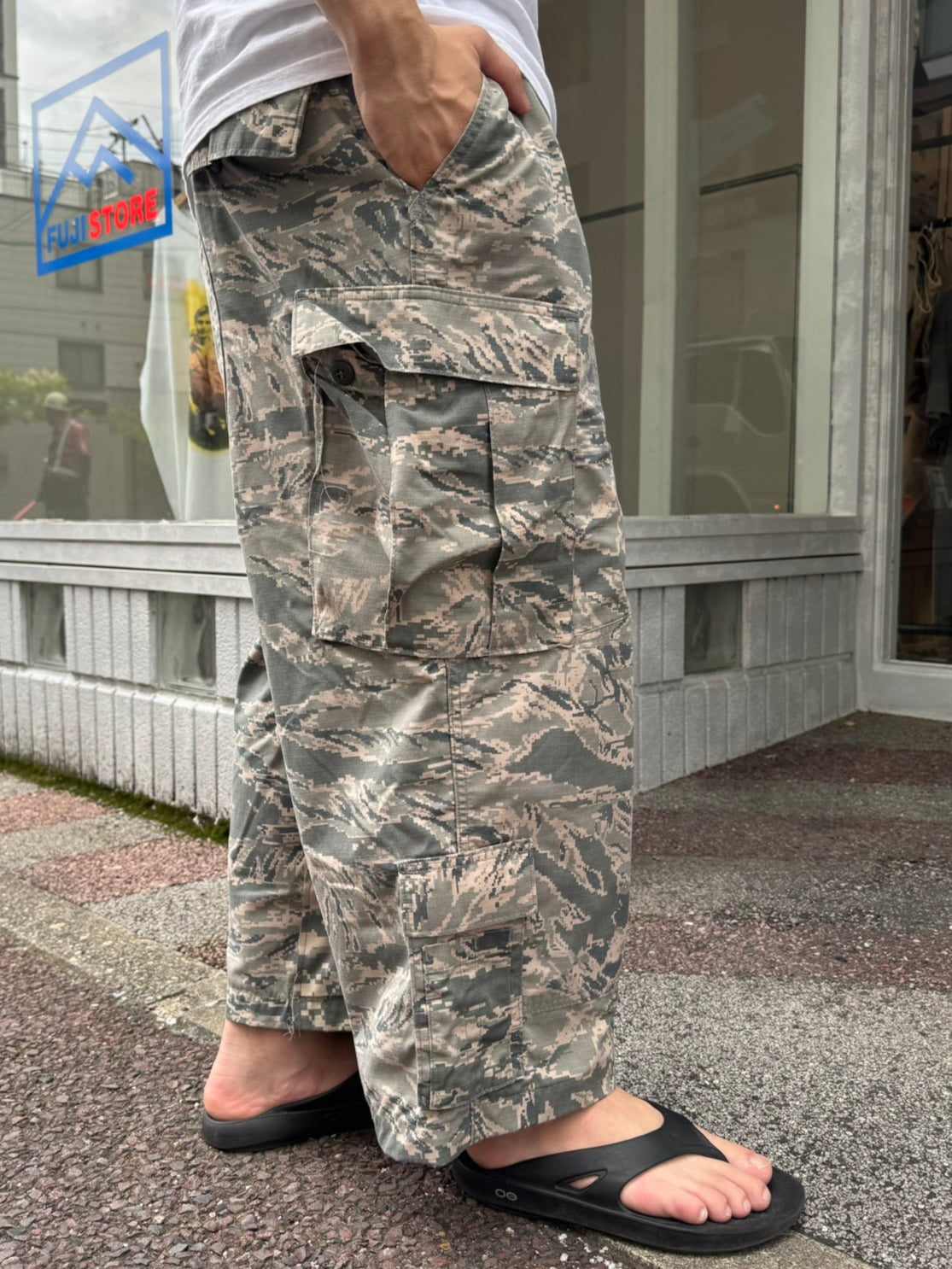 REMAKE WIDE ARMY PANTS