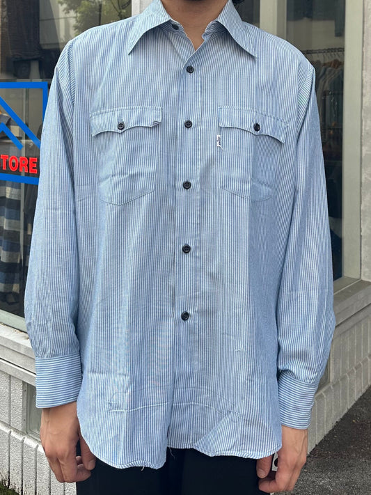 80's LEVI'S USA製 ストライプシャツ