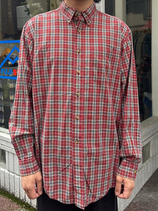 00's L.L.BEAN ボタンダウンチェックシャツ