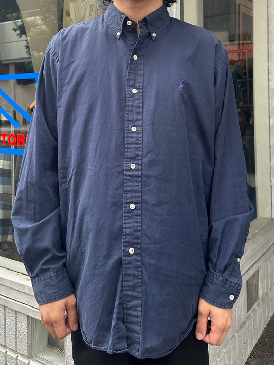 90's RALPH LAUREN「custom fit」ボタンダウンシャツ