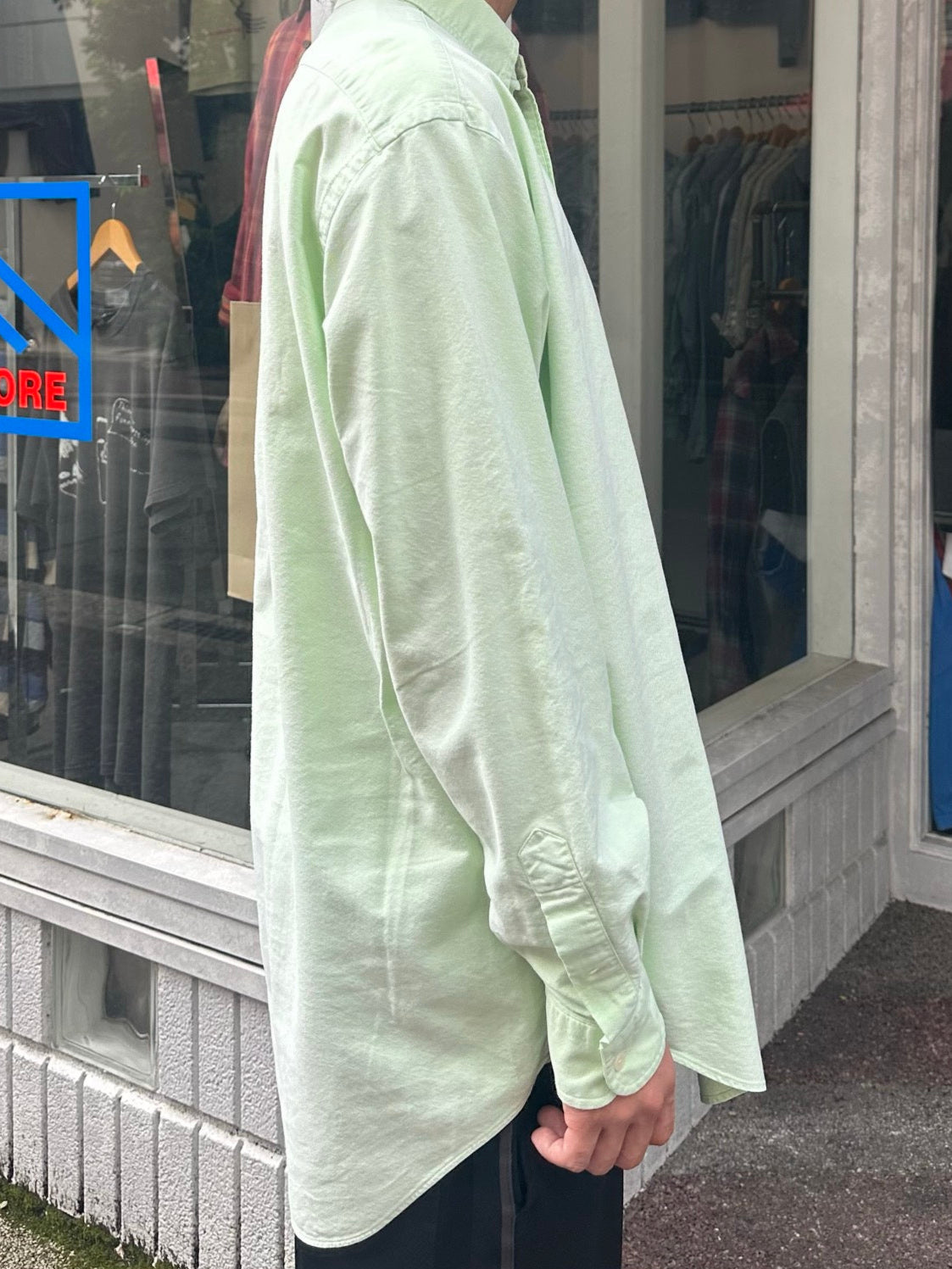 90's RALPH LAUREN「classic fit」ボタンダウンシャツ