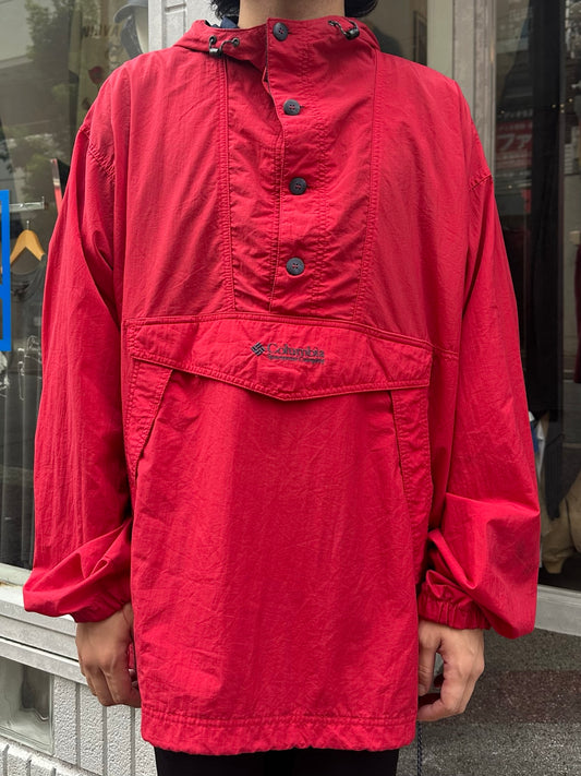90's COLUMBIA ナイロンアノラックパーカー
