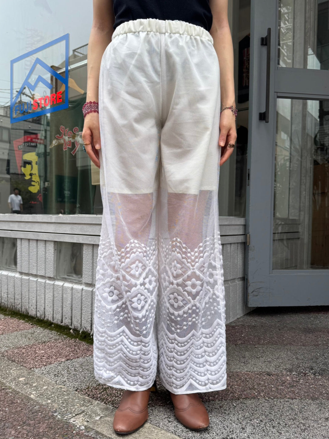 REMAKE LACE PANTS