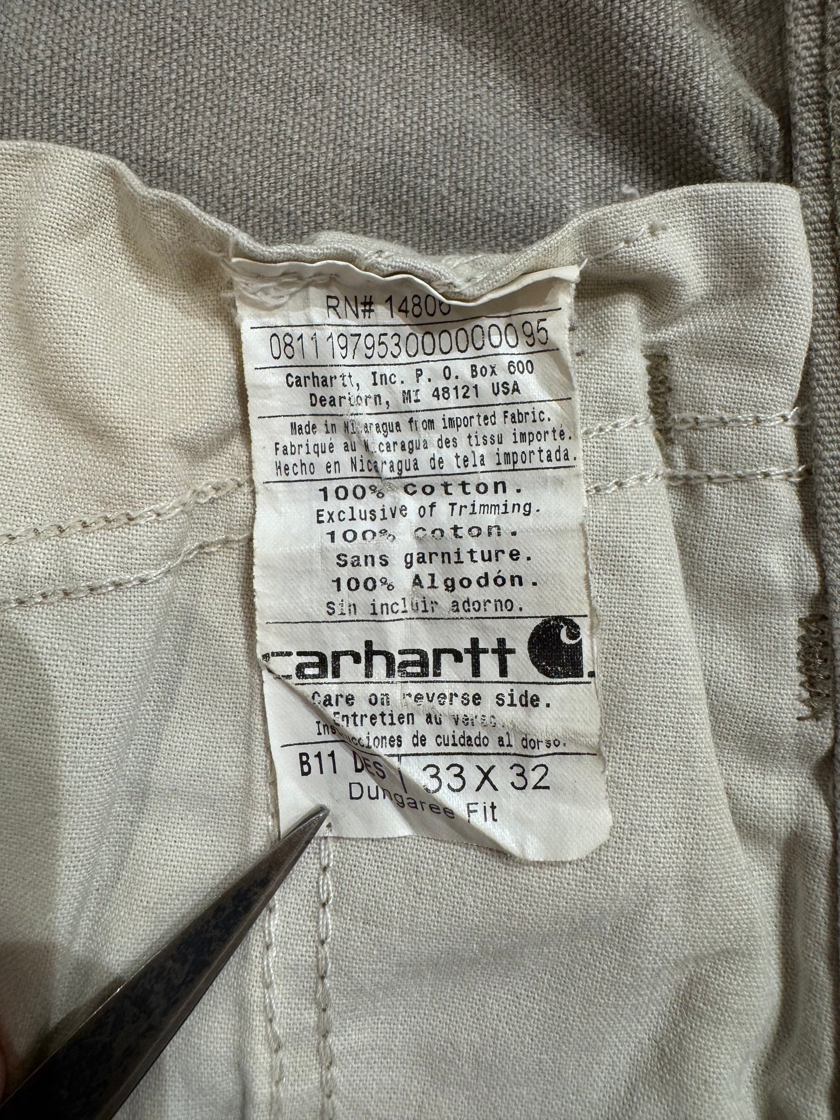 00’s CARHARTT 「ペインター」パンツ