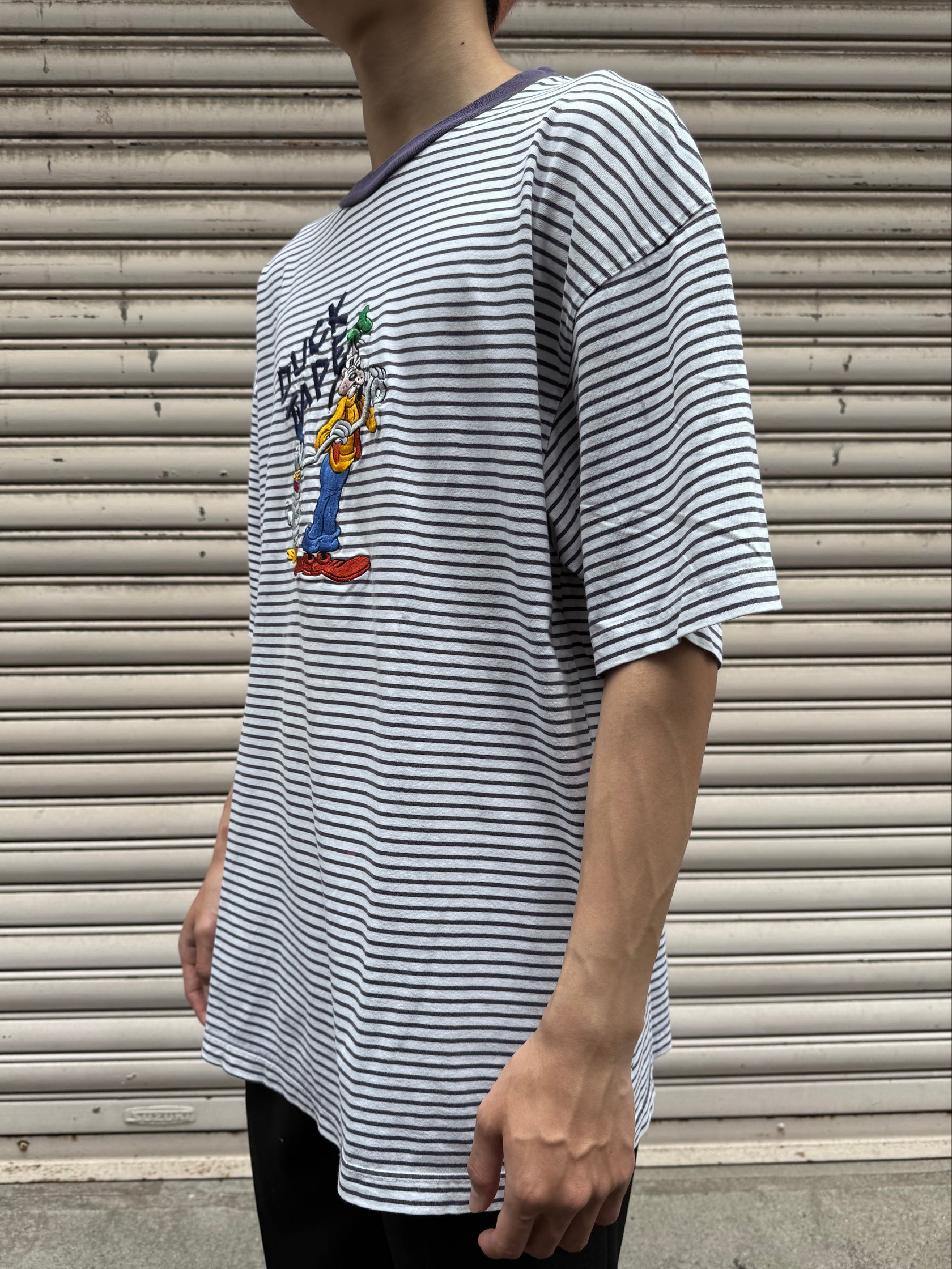 90's DISNEY 「DONALD DUCK&GOOFY」キャラクターTシャツ