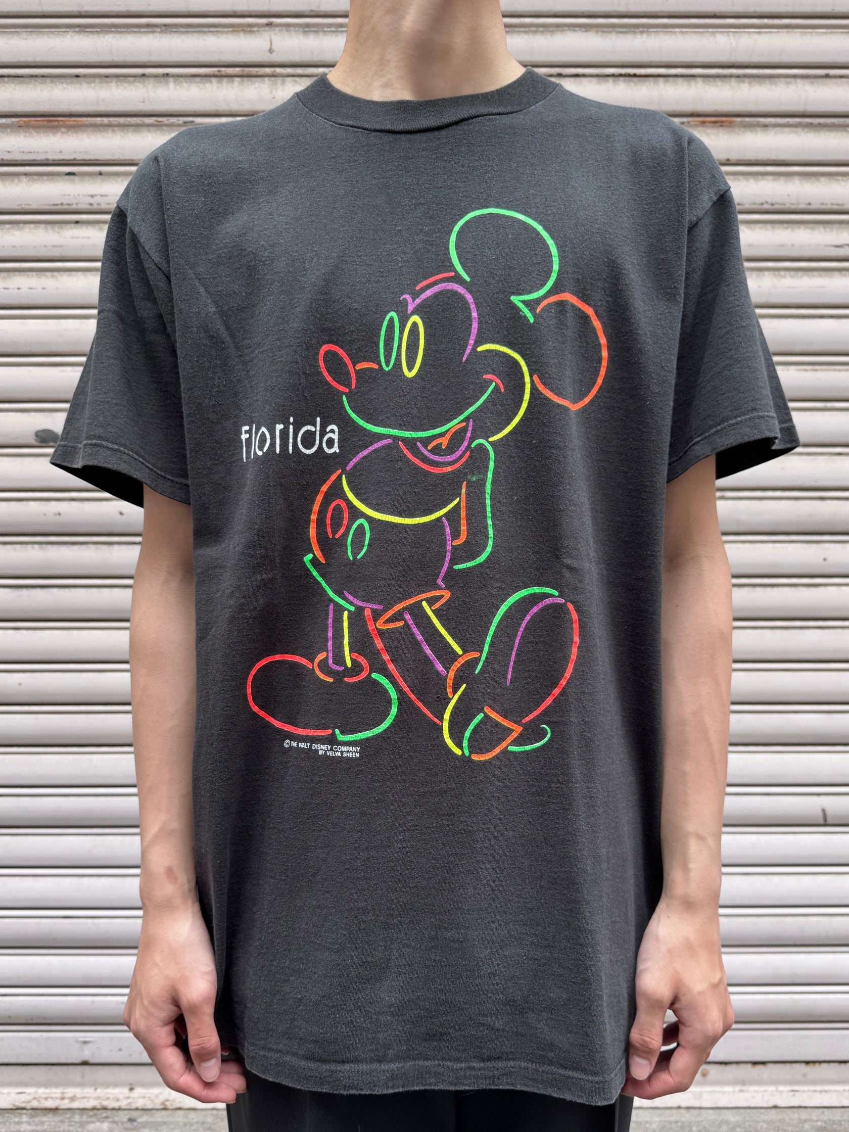 90’s DISNEY 「MICKEY」キャラクターTシャツ USA製