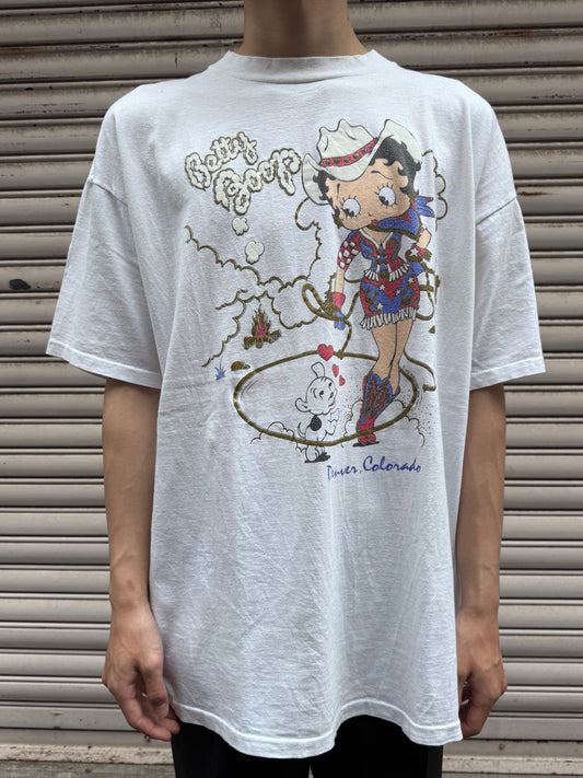 90's「BETTY BOOP」キャラクターTシャツ USA製