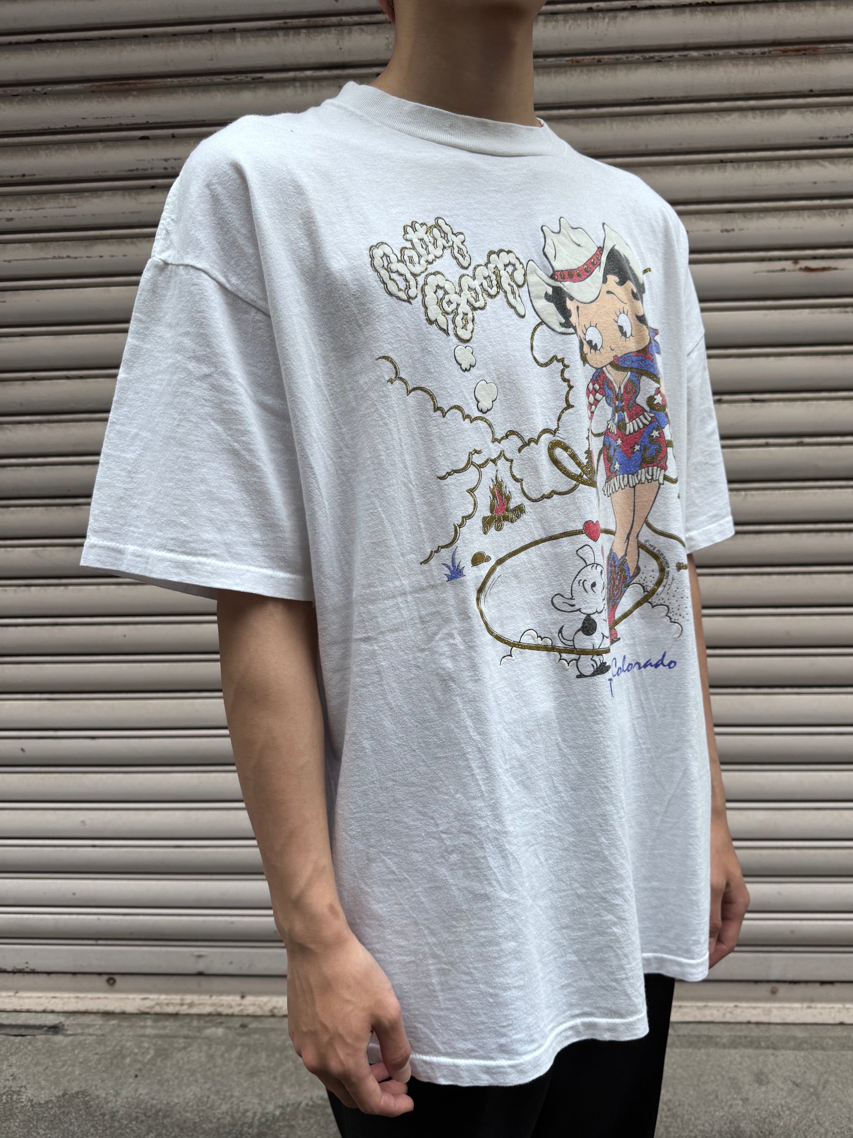 90's「BETTY BOOP」キャラクターTシャツ USA製
