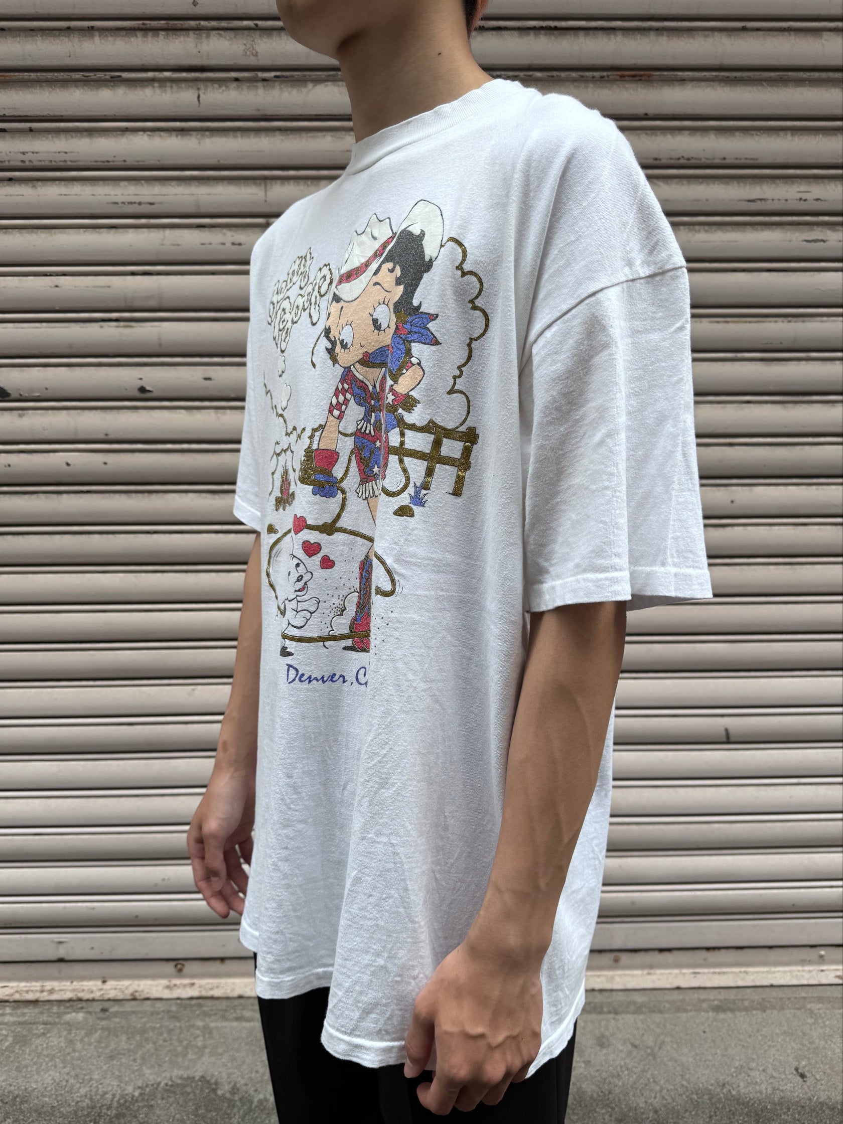 90's「BETTY BOOP」キャラクターTシャツ USA製