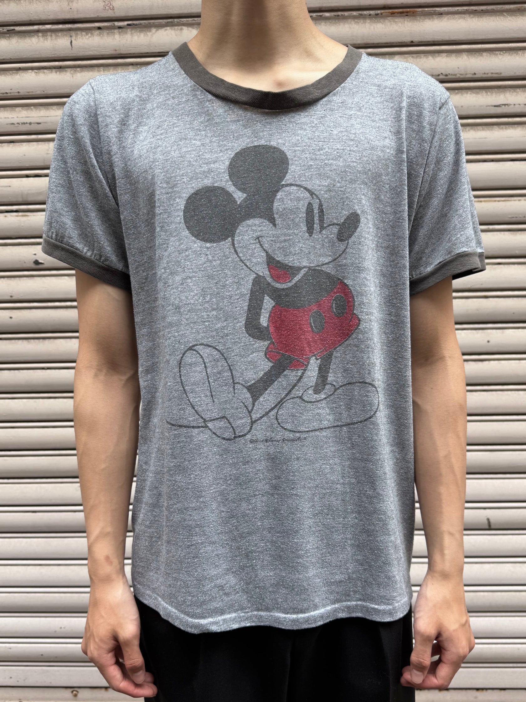 80's DISNEY 「MICKEY MOUSE」キャラクターTシャツ