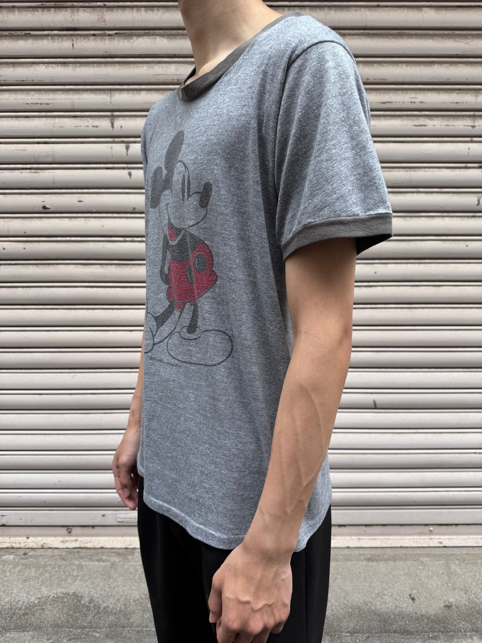 80's DISNEY 「MICKEY MOUSE」キャラクターTシャツ