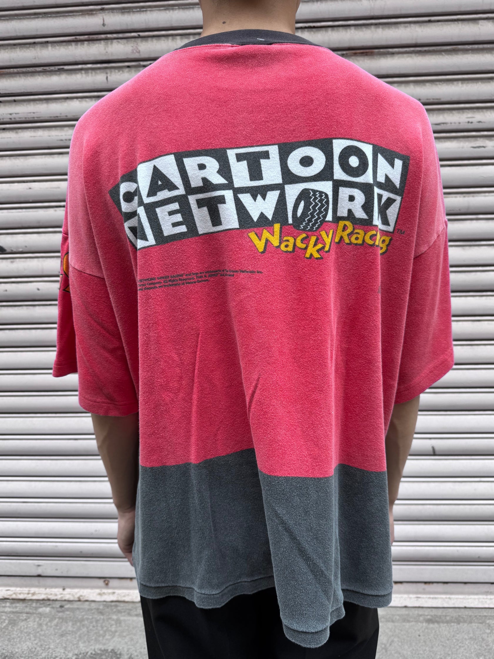 90's~00's CARTOON NETWORK「TOM&JERRY」NASCAR キャラクターTシャツ