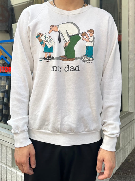 80's JIM BENTON 「mr.dad」プリントスウェット