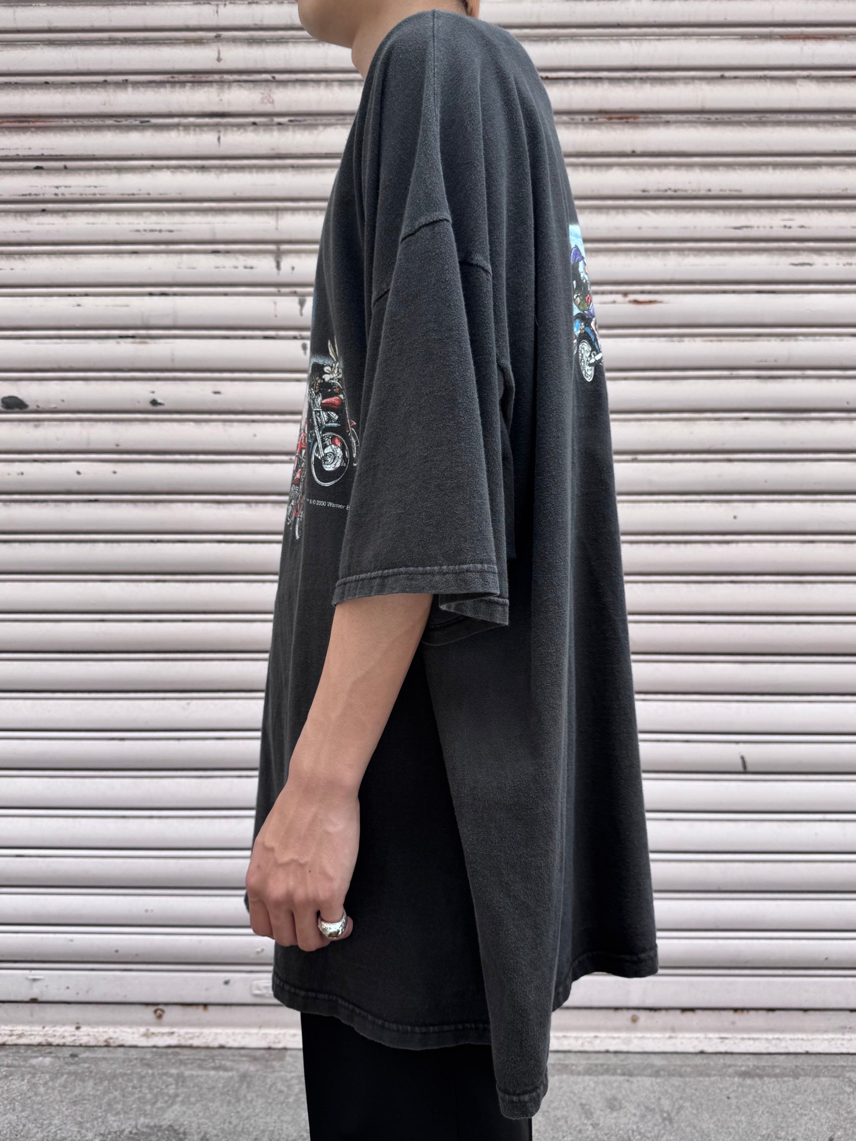 00's HARLEY-DAVIDSON「Warner Bros」USA製 ハーレーTシャツ