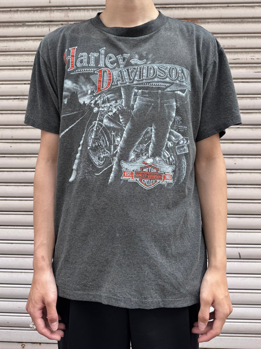 80's HARLEY-DAVIDSON「3D EMBLEM」USA製 ハーレーTシャツ