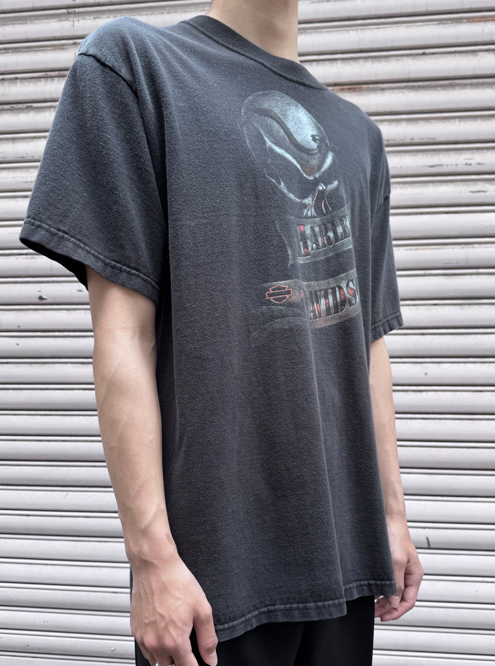 00's HARLEY-DAVIDSON「LAS VEGAS NEVADA」USA製 ハーレーTシャツ