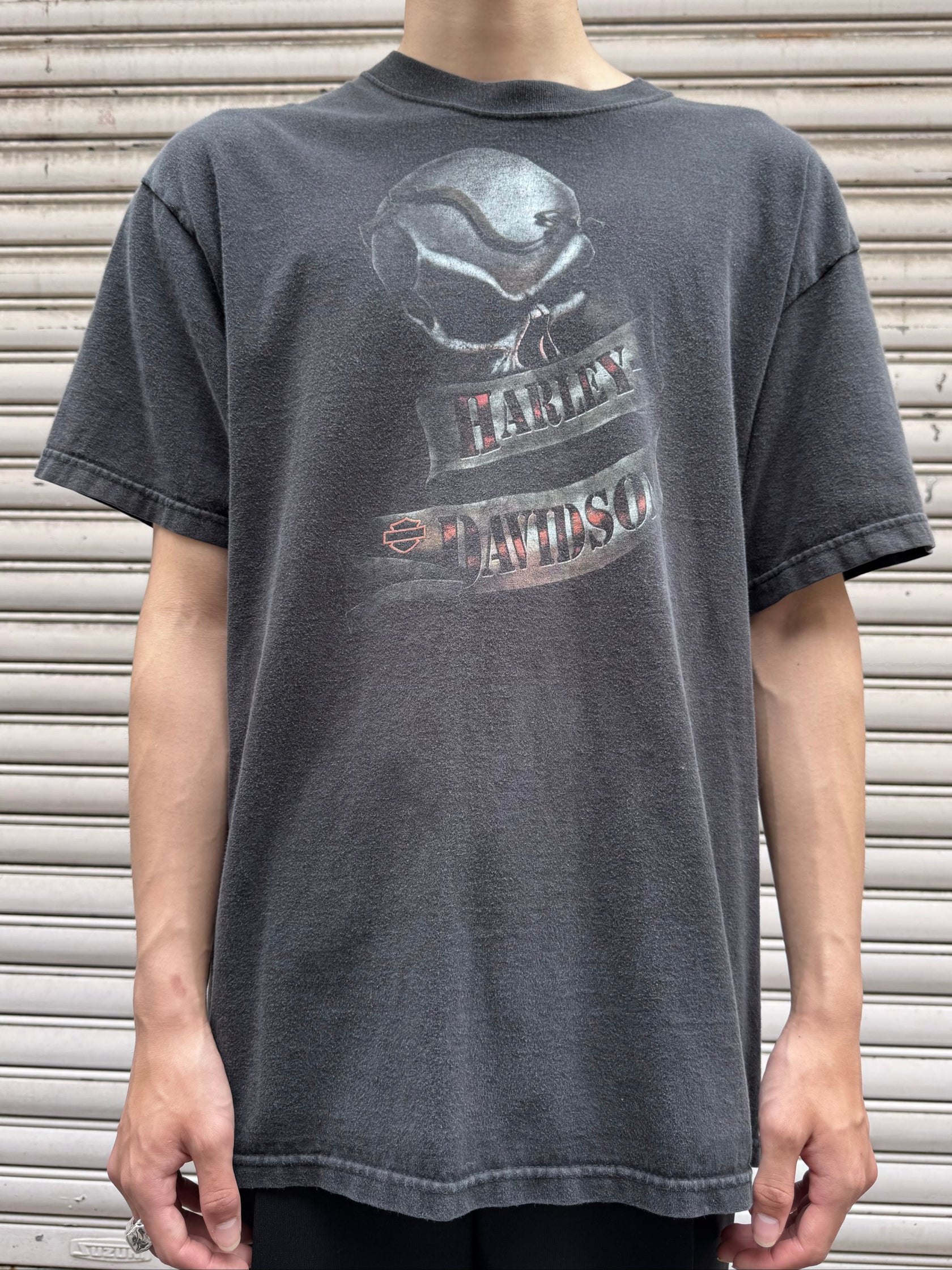 00's HARLEY-DAVIDSON「LAS VEGAS NEVADA」USA製 ハーレーTシャツ