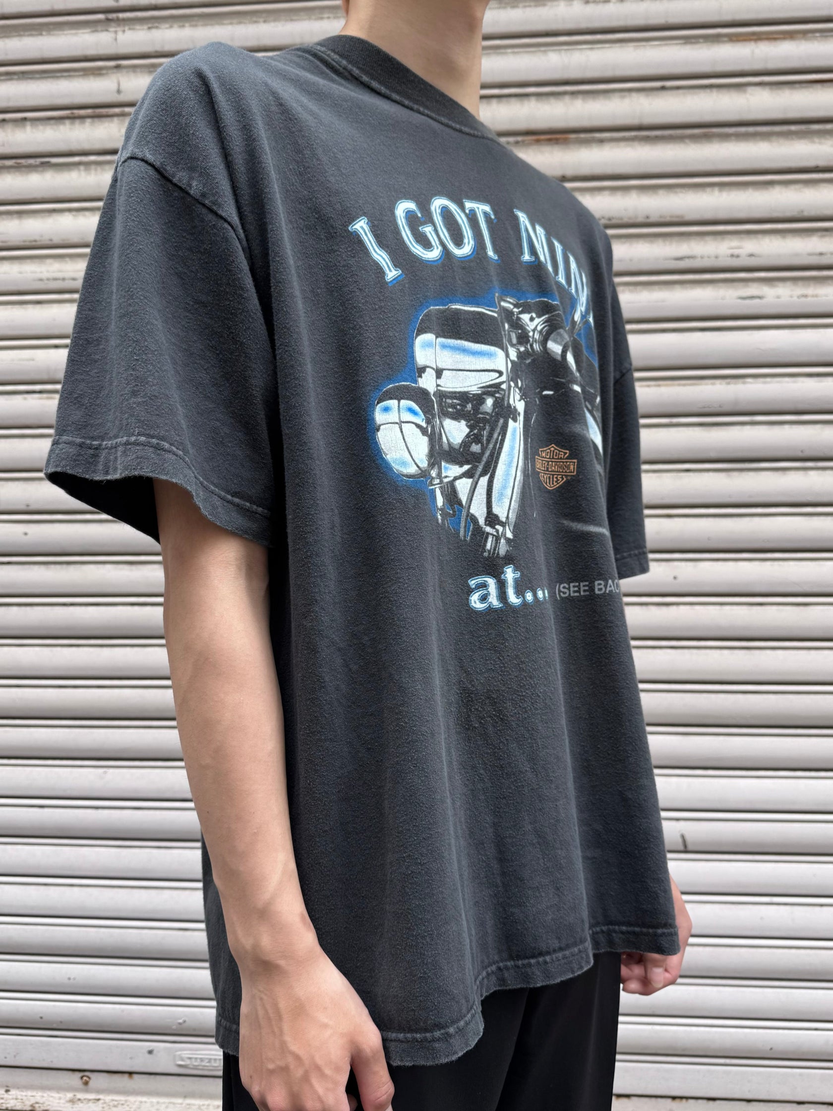 00's HARLEY-DAVIDSON「I GOT MINE at...」USA製 ハーレーTシャツ