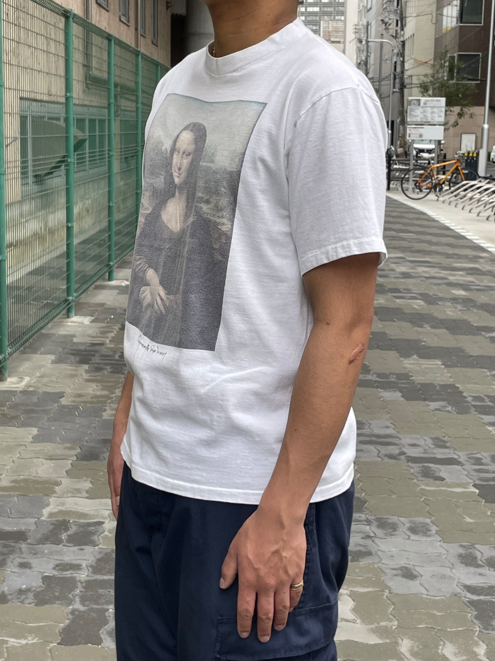 90's LEONARDO DA VINCI「Mona Lisa」USA製 アートTシャツ