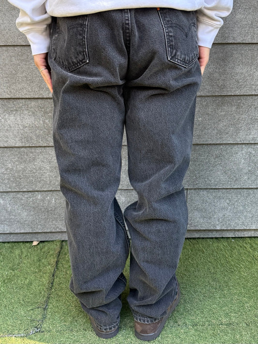 90's Levi's「505」USA製 ブラックデニムパンツ