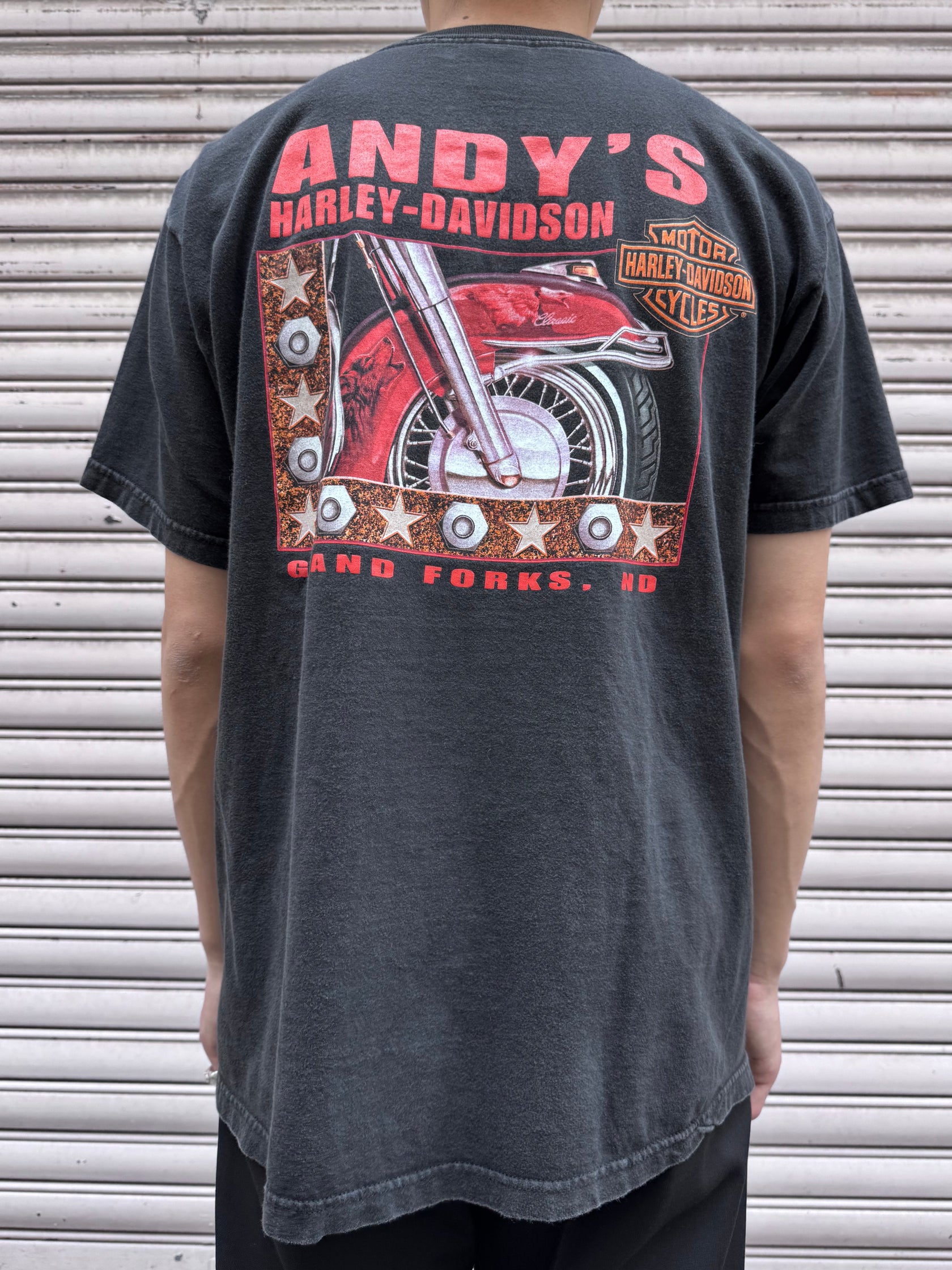 00's HARLEY-DAVIDSON「Eagle」USA製 ハーレーTシャツ