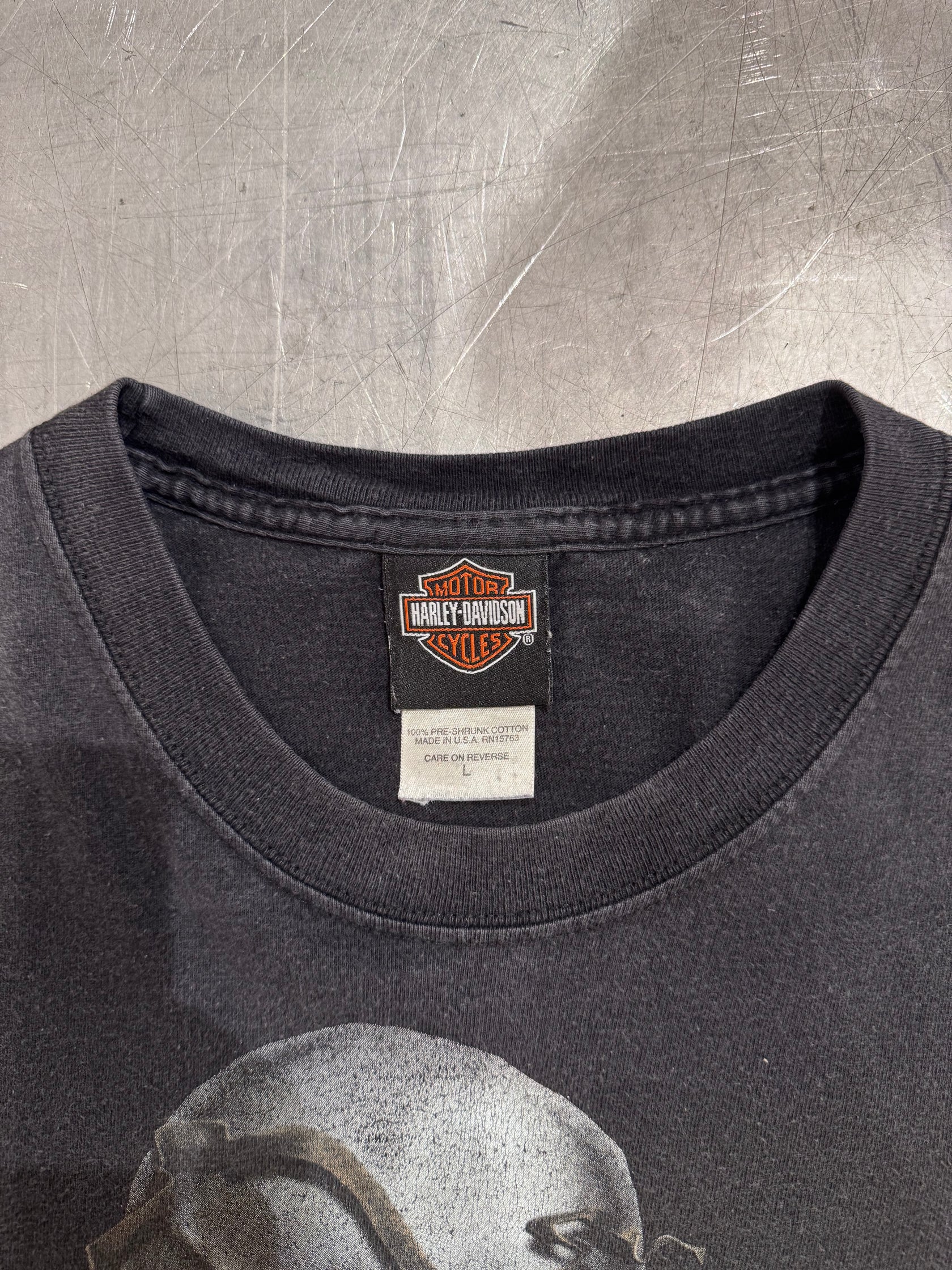 00's HARLEY-DAVIDSON「LAS VEGAS NEVADA」USA製 ハーレーTシャツ