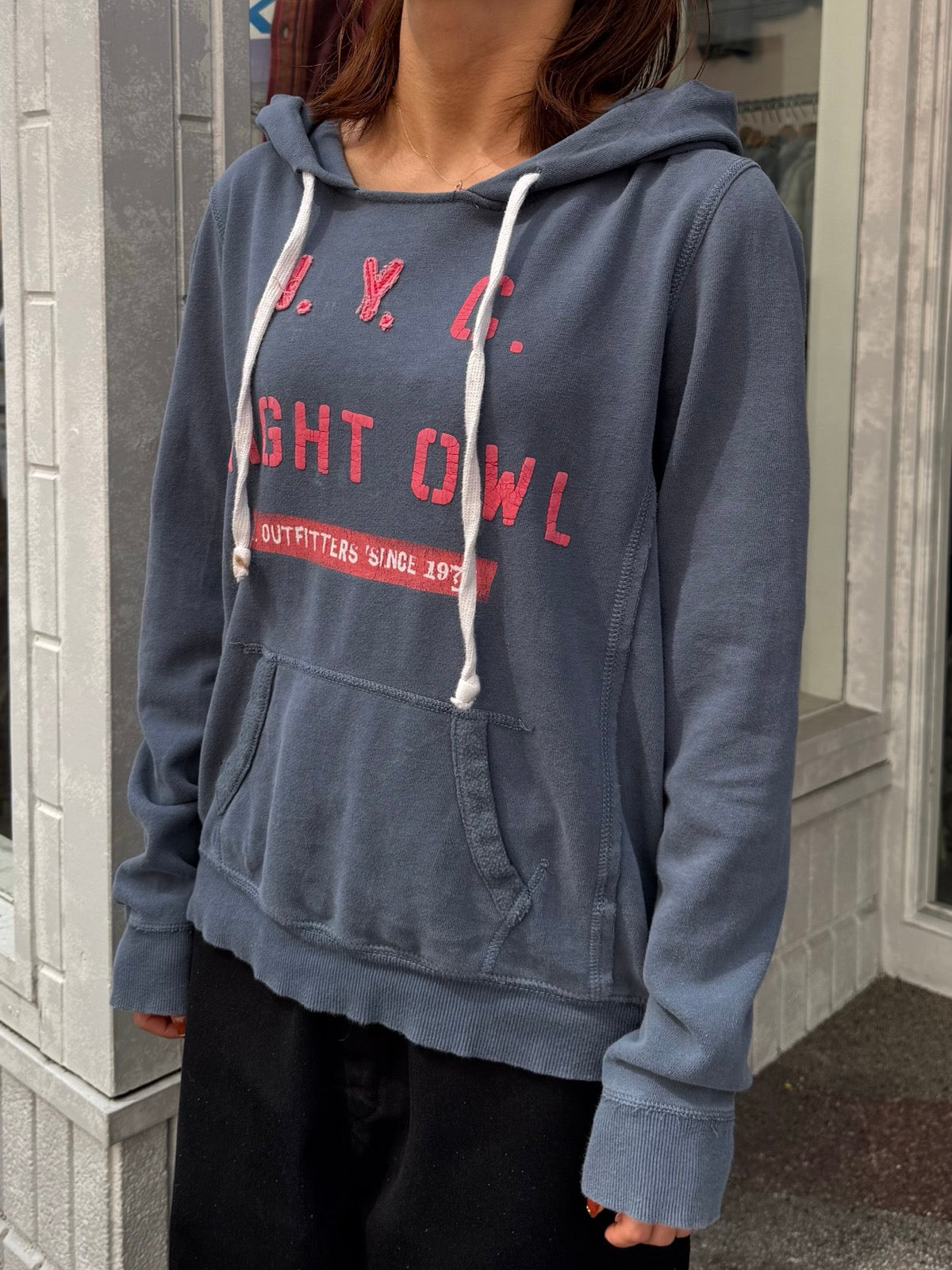 00's AMERICAN EAGLE OUTFITTERS ロゴパーカー