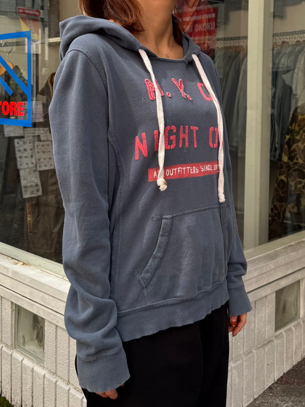 00's AMERICAN EAGLE OUTFITTERS ロゴパーカー