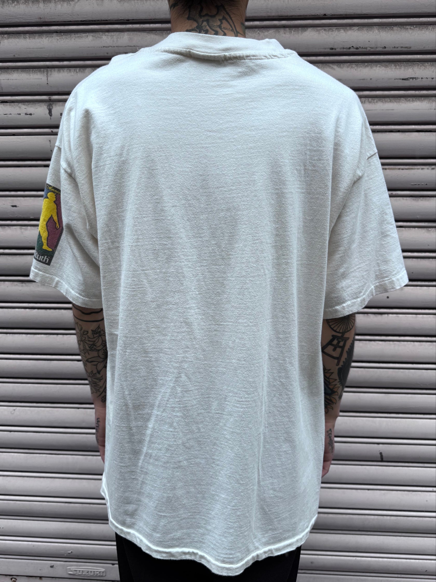 90’s「Babe Ruth」 USA製 ホワイトTシャツ