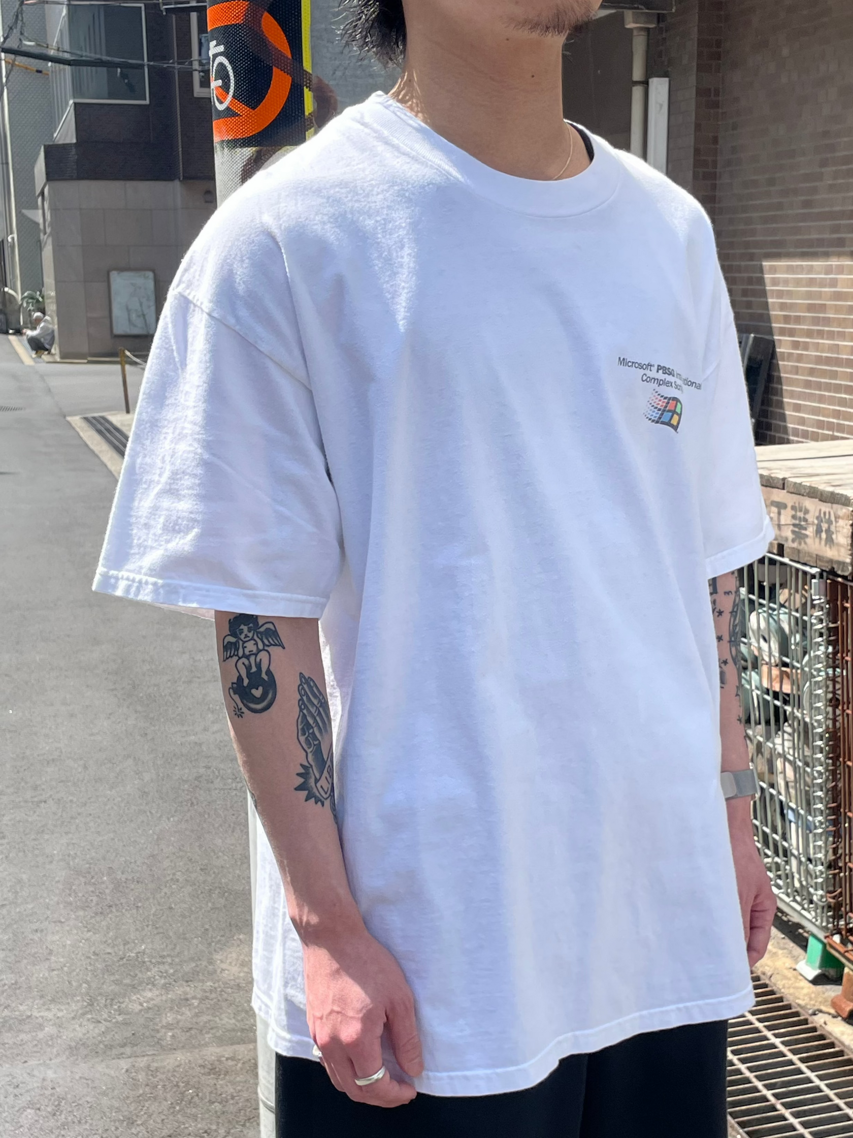 00's「Microsoft」USA製 企業Tシャツ