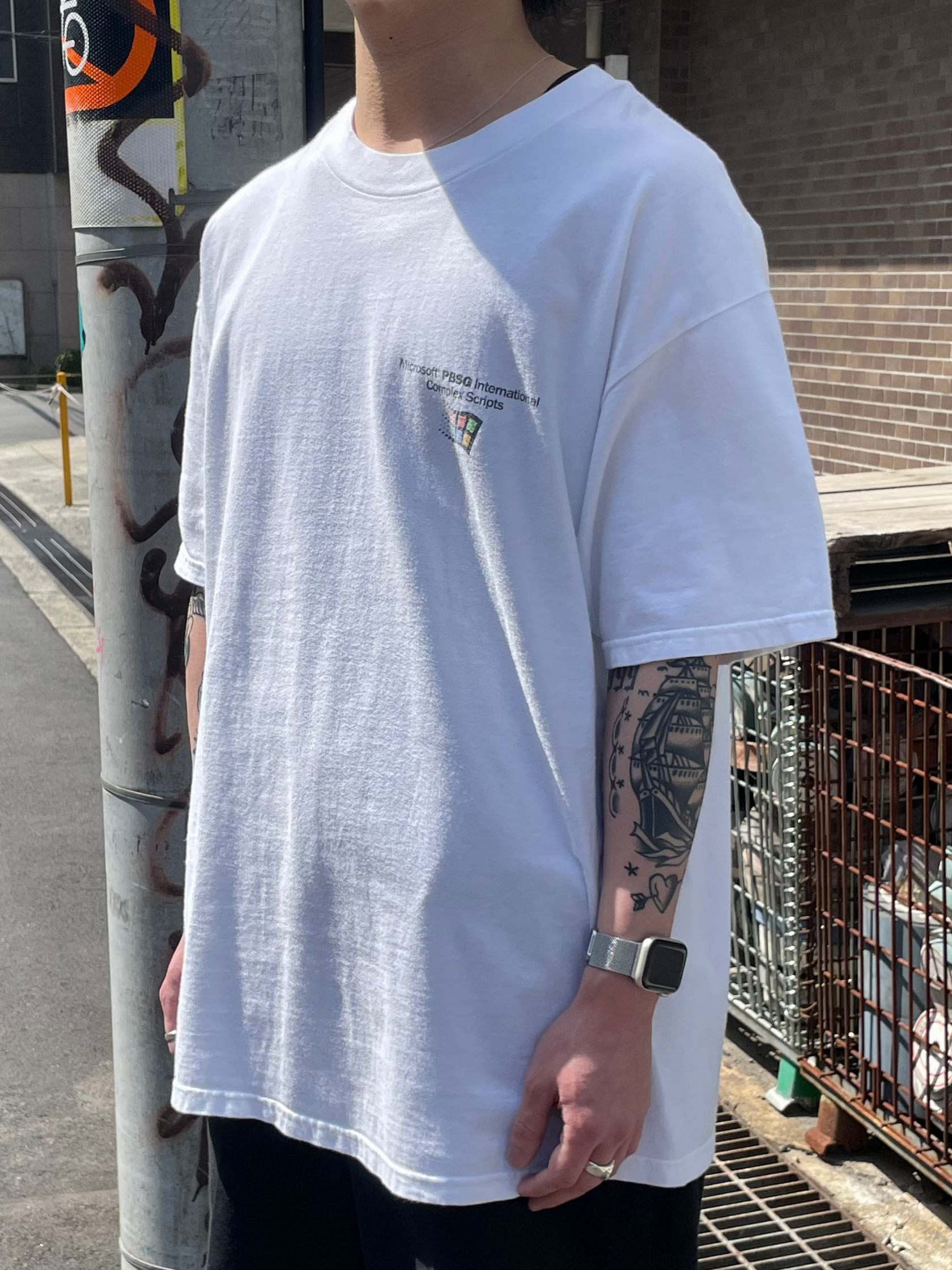 00's「Microsoft」USA製 企業Tシャツ