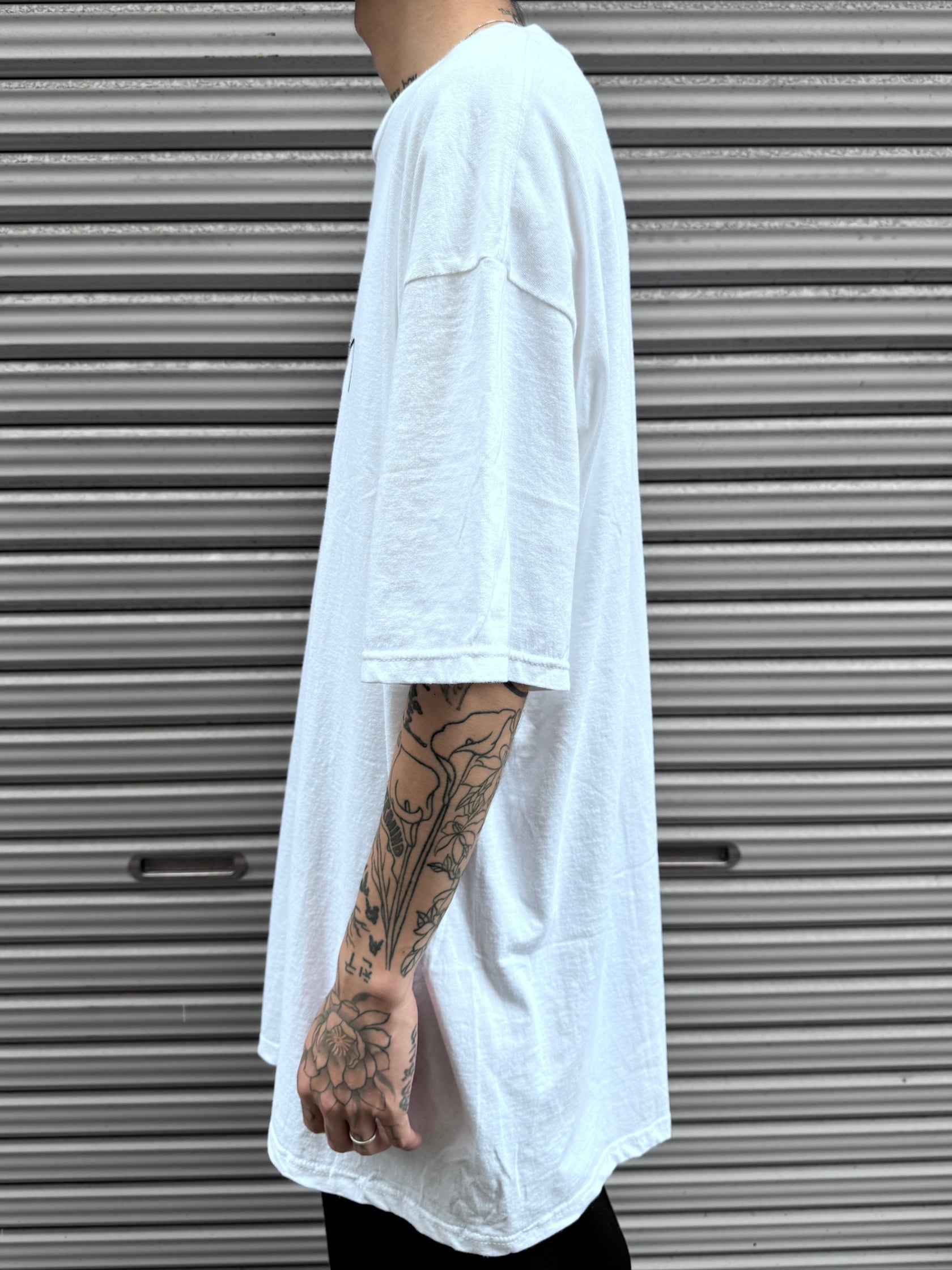 90’s~00’s 「fetish」 USA製 ホワイトTシャツ