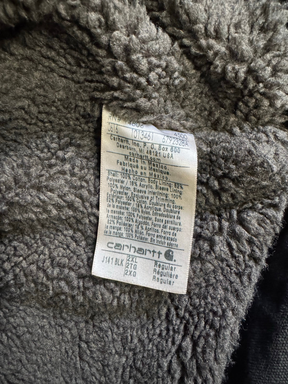 00's CARHARTT「J141-BLK」アクティブジャケット