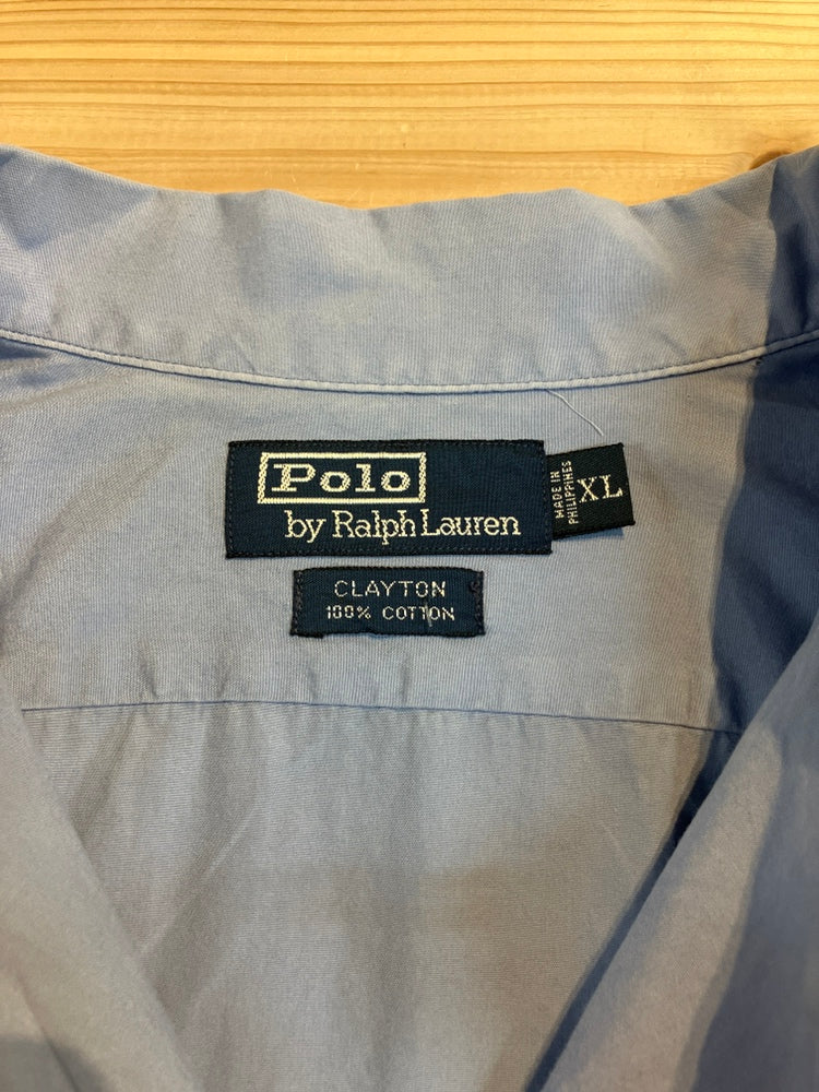 90's~00's RALPH LAUREN「CLAYTON」オープンカラーシャツ