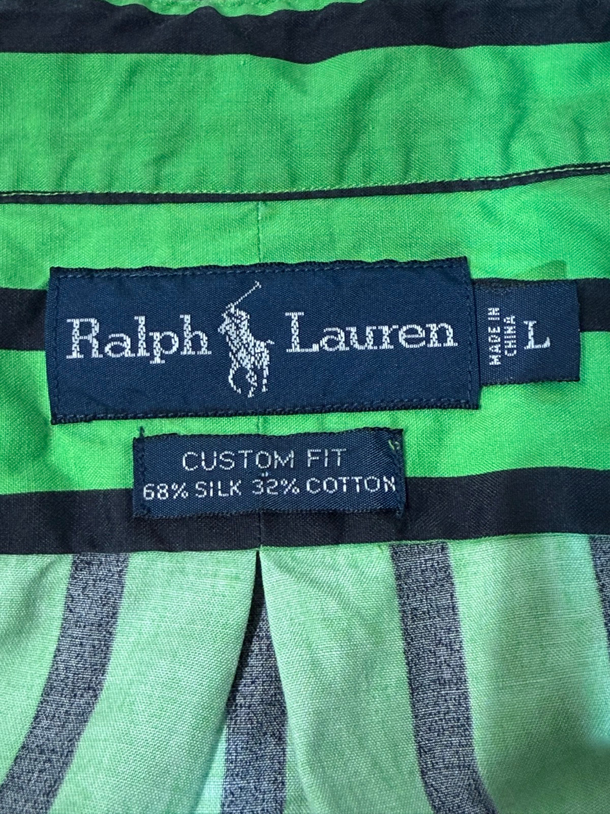 10's Ralph Lauren「custom fit」ストラップシャツ